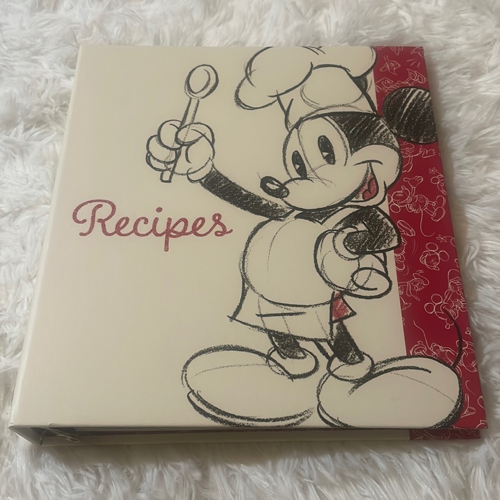 NWT Vintage Mickey Mouse Recipe Book